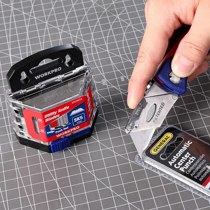 WORKPRO 50-Pack Utility Knife Blades - Image 9