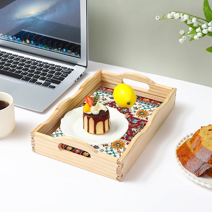EWJRNSF Diamond Art Kits for Adults Wooden Serving Trays - Image 8