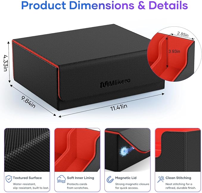 Mlikero Trading Card Storage Box, Bulk Card Storage - Image 6