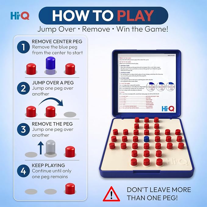 Original HI-Q Solitaire Game - Image 2