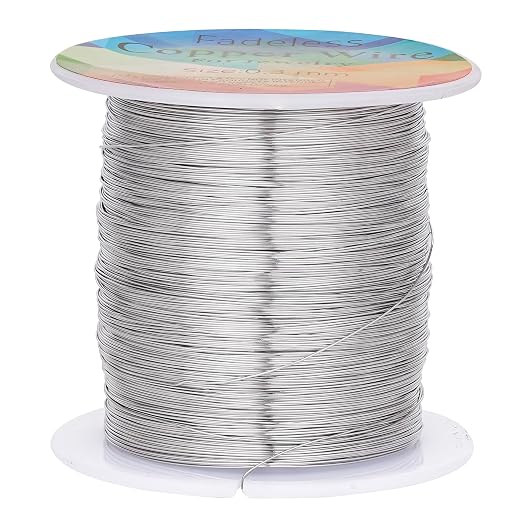 328 Feet Tarnish Resistant Copper Wires 28 Gauge/0.3mm Jewelry Craft Wires by CREATZONE