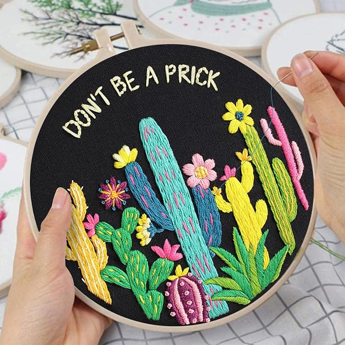 Louise Maelys Cactus Embroidery Kit - Image 4