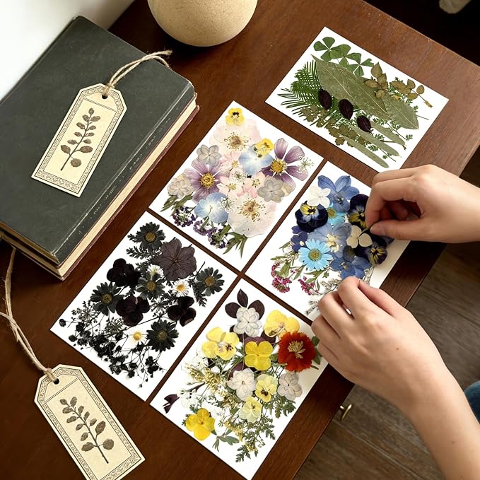 110Pcs Dried Flowers for Crafts, Pressed Flowers for Resin Molds - Image 7