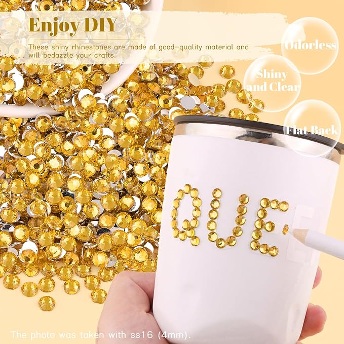 4000PCS 5mm Resin Rhinestones Bulk - Image 4