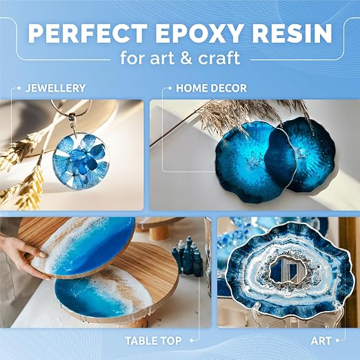CRAFT RESIN 64 Oz Crystal Clear Epoxy Resin Kit - Image 3