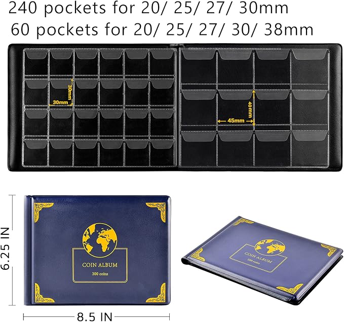 Coin Collection Supplies Holder Book - Image 4