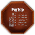 Farkle Luxury Edition Brown Dice Tray | PU Leather by RNKGaming