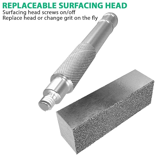 ATLIN Grinding Wheel Dressing Tool - 36 Grit & 120 Grit Diamond Dresser - True Up and Restore Grinding Wheels