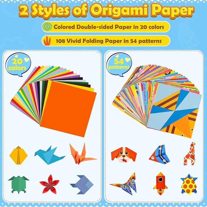 Origami Paper Set, Art Projects Supplies - Image 3