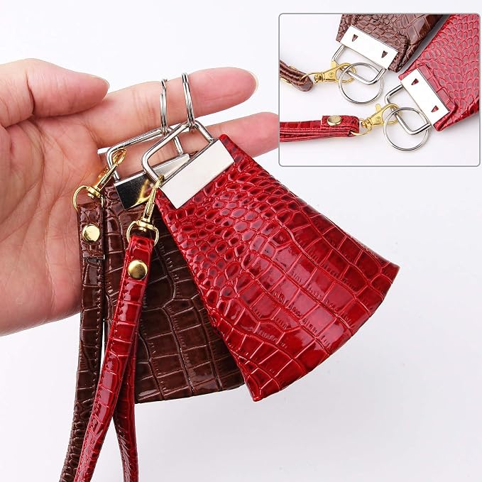 HRLORKC 50 Sets Key Fob Hardware Key Fob Keychain Wristlet - Image 7