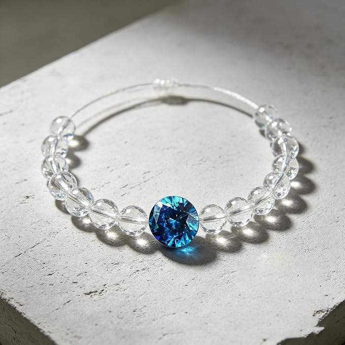 AierCrystal Aquamarine Color Cubic Zirconia Loose Beads Unset - Image 7