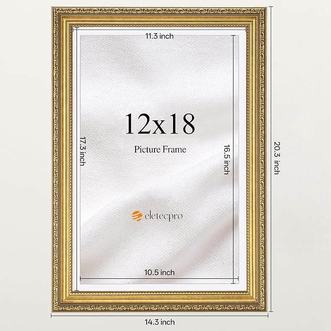 eletecpro 12x18 Picture Frames Set of 2 - Image 3