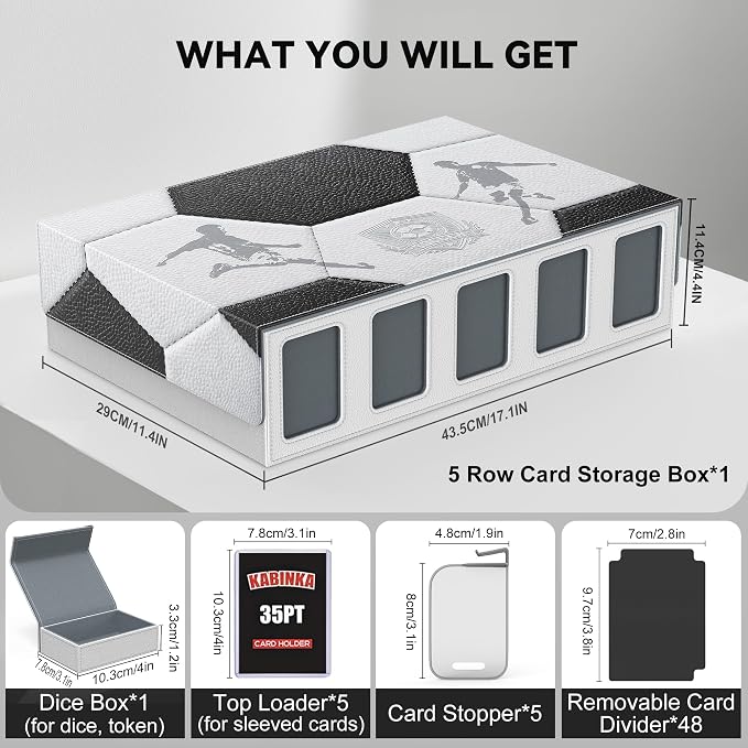 Kabinka Soccer Card Storage Box - Image 6
