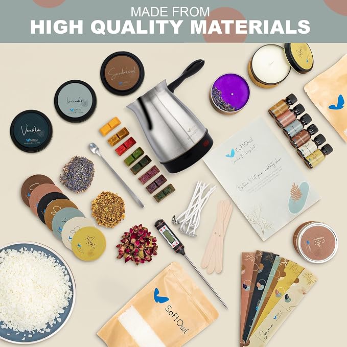 SoftOwl Premium Soy Candle Making Kit - Image 6