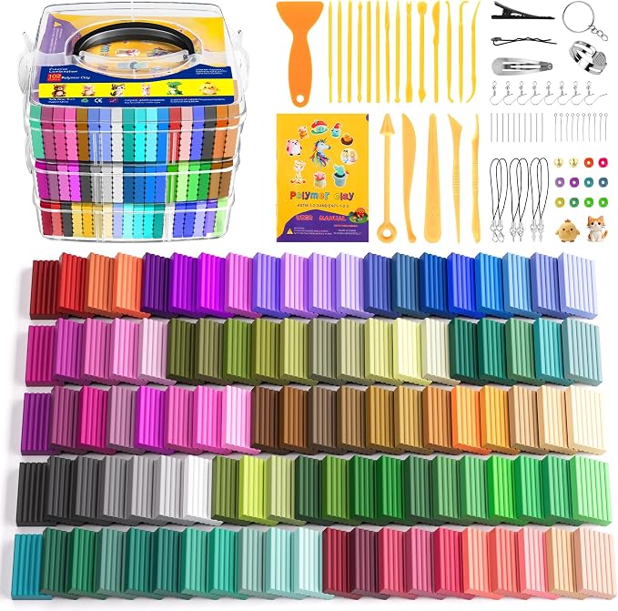 Artpar Polymer Clay Kit, 102 Colors Modeling Clay by ARTPARWelcomesYou