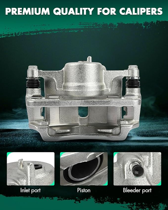 SCITOO Front Right Brake Caliper With Bracket 19B1833 Compatible For Acura EL 1997-2000 For Honda Civic 1996-2011 For Honda Insight 2010-2014
