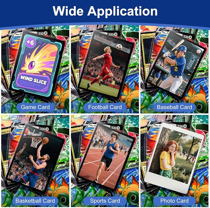 100 Pcs Soft Trading Card Sleeves, Top Loading Sleeves - Image 7
