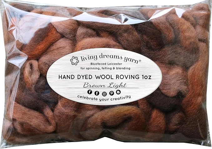 Wool Roving Hand Dyed. Super Soft BFL Combed Top Pre-Drafted - Image 2