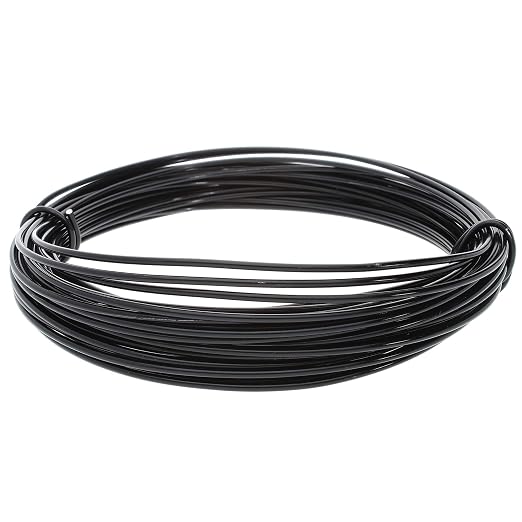 The Beadsmith Anodized Aluminum Wire – 12 Gauge – 39 feet – Black Color – - Image 2