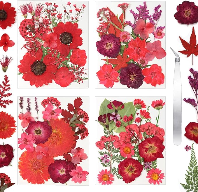Dried Flowers for Resin | Vacuum Packed DIY Pressed Flowers for Epoxy, Nail by CONVELIFE