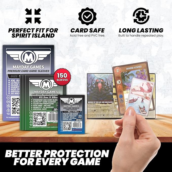 Mayday Games Spirit Island -Premium Compatible Card Sleeve Bundle - Image 7