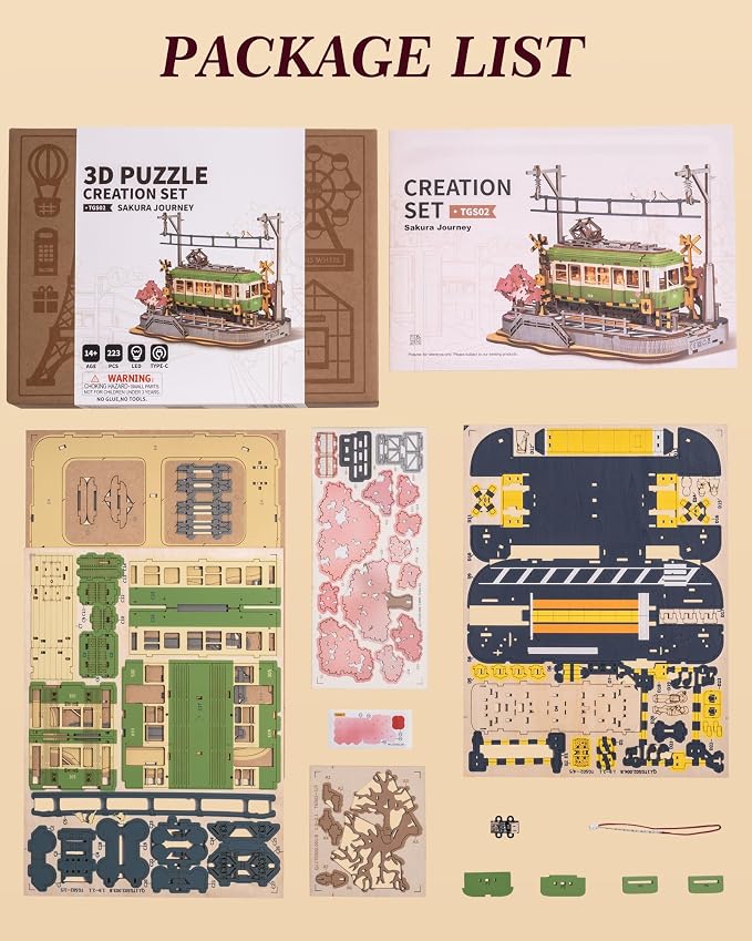 ROBOTIME 3D Puzzles for Adults DIY Model Building Toy - Image 7
