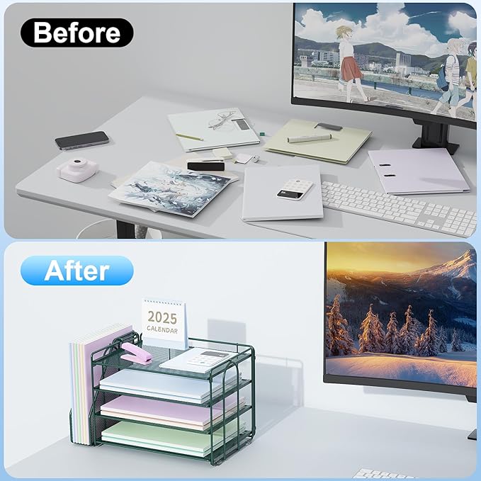 Spacrea Paper Organizer, Desk Organizers and Accessories - Image 2