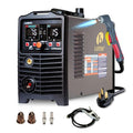 LOTOS LTP6300D 63AMP Non-Touch Pilot Arc Plasma Cutter, Drag Cut Enabled, 3/4" 19mm Clean Cut, 1" 25mm Severance Cut, Non-HF Arc Start Metal Cut Machine, Plasma Cutting Equipment, 110V/220V
