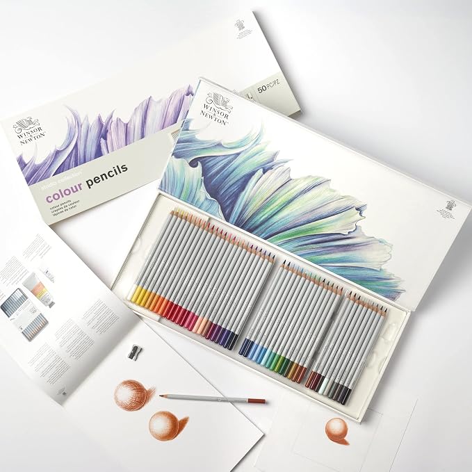 Winsor & Newton Studio Collection Artist Pencils, Colour Pencil Box Set - Image 4