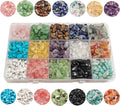 GangGangHao 1888 Pcs Natural Chip Stone Beads About 500g Irregular Gemstones by GorgGorho