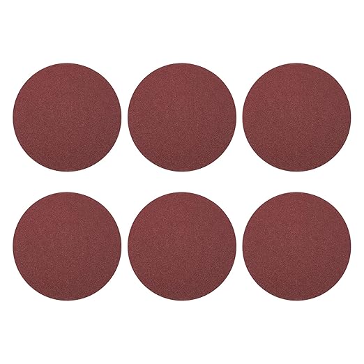 HARFINGTON 30 Pcs 9 Inch Sanding Disc 40 Grit Hook and Loop Sandpaper Random Orbital Sander Pads for Woodworking Automotive Metal Polishing