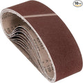 10 Pcs Sanding Belts 6 x 48 Inch 120 Grit Aluminum Oxide Abrasive Sandpaper for Belt Sander Metal Grinding Wood Working Weld Rust Removal