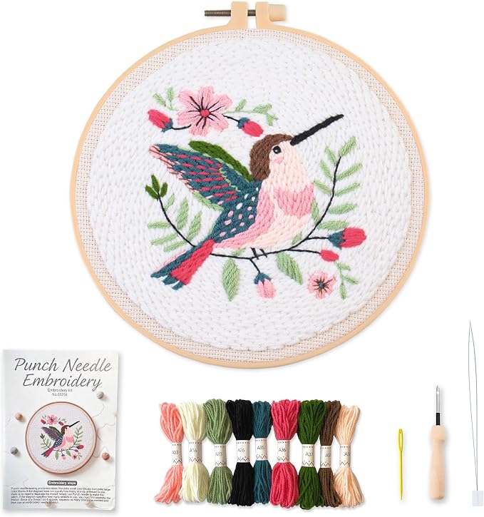 Myfelicity Punch Needle Embroidery Kit, Beginner Craft Set by Myfelicityembroiderykit