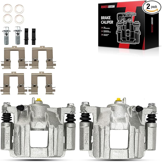 Torchbeam Rear Brake Calipers Set for Honda Pilot 2009-2015, Rear Left and Rear Right Calipers Replace # 19B3824+19B3825