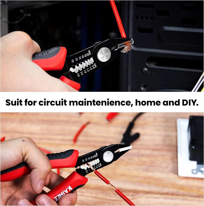 KAIWEETS Wire Cutters 6-Inch Flush Pliers - Image 8