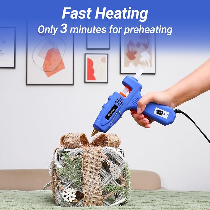 Hot Glue Gun Full Size: DEKOPRO 60/100Watt Dual Temp Hot Glue Gun Kit - Image 7