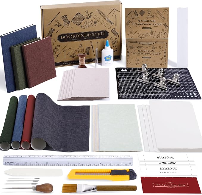 FOGWOWO 145Pcs Book Binding Kits by FOGWOWO