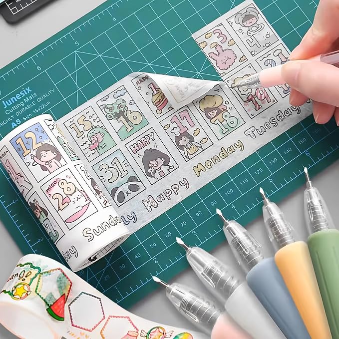 4 Pcs Craft Knife Exacto Knife Paper Cutter Pen Craft Cutting Tools Pen Knife - Image 4
