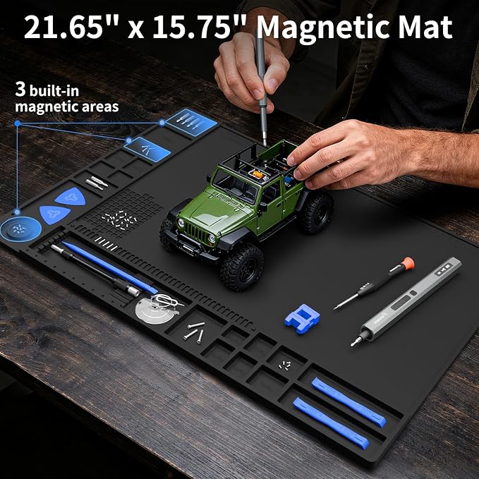 STREBITO Soldering Mat Large, Repair Mat Heat Resistant 932°F, Silicone Work - Image 4