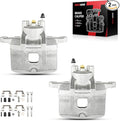 Torchbeam Front Brake Calipers Set for Jeep Patriot 2007-2017, Jeep Compass 2007-2017, Dodge Avenger 2008-2014, Mitsubishi Outlander Sport, Front Left and Front Right Calipers Replace # 185032+185033