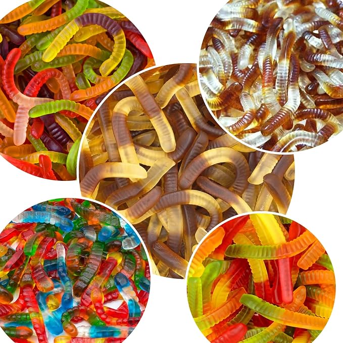 Palksky 4PCS gummy worm molds silicone - Image 7