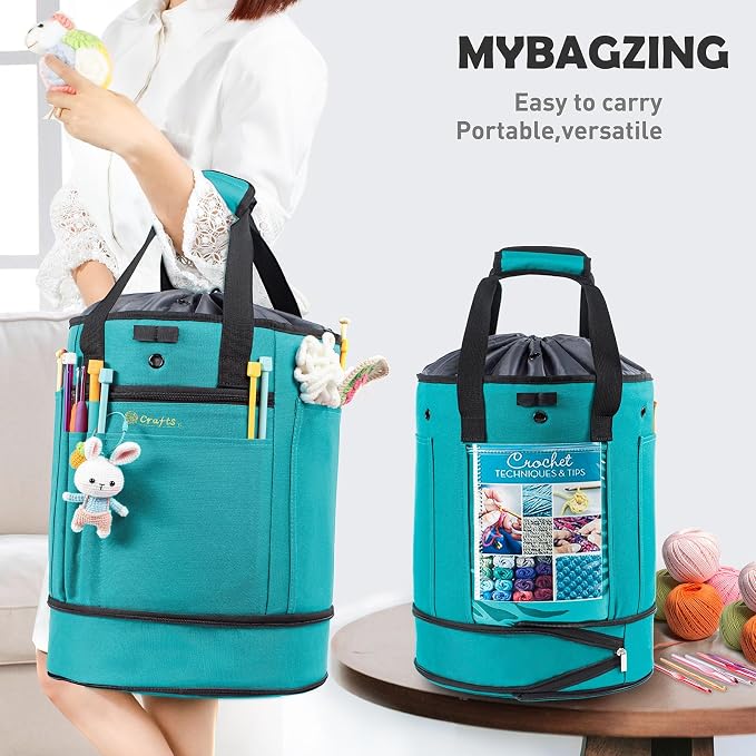 MYBAGZING Expandable Crochet Organizer - Image 6