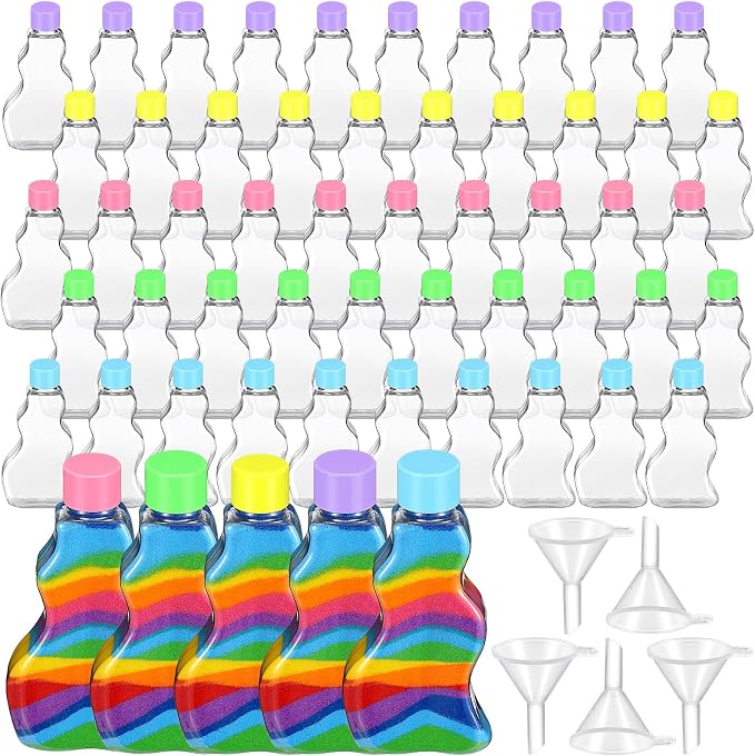 Nuenen 50 Pcs Sand Art Bottles Bulk by Nuenen