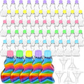 Nuenen 50 Pcs Sand Art Bottles Bulk by Nuenen