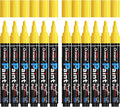 Overseas 12 Pack Yellow Acrylic Paint Pens Permanent Markers, Medium Tip | by Overseas
