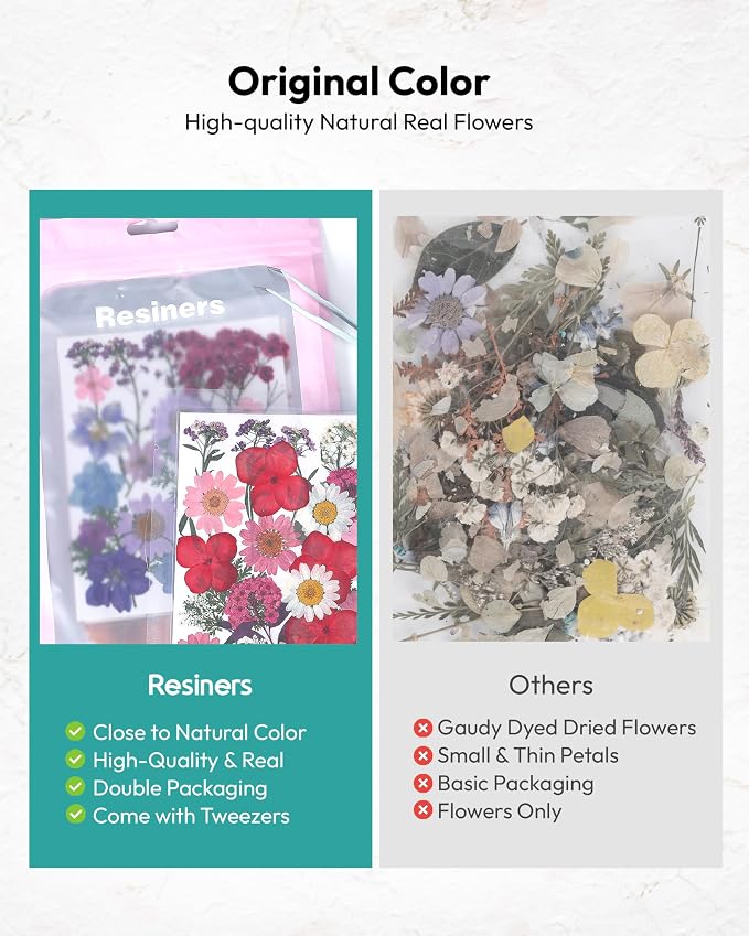 Dried Flowers, Resiners 100Pcs Pressed Flowers - Image 6