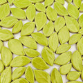 500g/1.1lb Leaf-Shaped Ceramic Mosaic Tiles, Ceramic Mosaic Pieces by Unknown