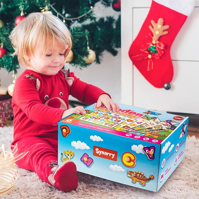 SYNARRY Wooden Puzzles for Toddlers 1-3, 6XSET Puzzles for Toddlers 2-4 - Image 7