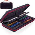 SIQUK Dice Storage Case Dice Organiser Holder Removable Slotted Tray by SIQUK