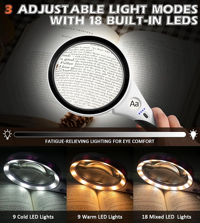 Rechargeable Magnifying Glass - Image 2